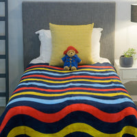 Thumbnail for Kids Bed Blanket Rhythm(Navy/Red) (Bellissima)