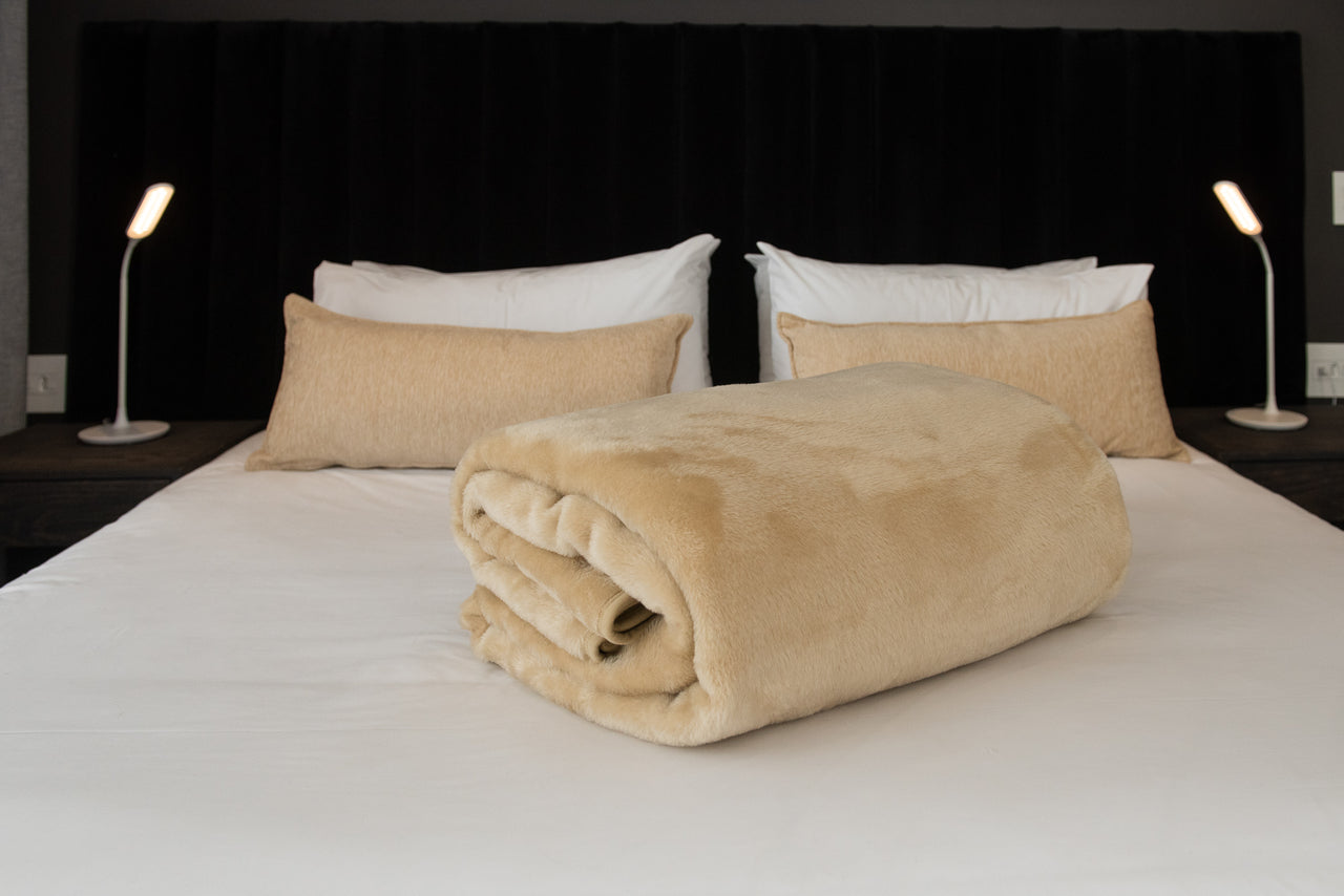 Hotel Collection Bed Blanket - Bone