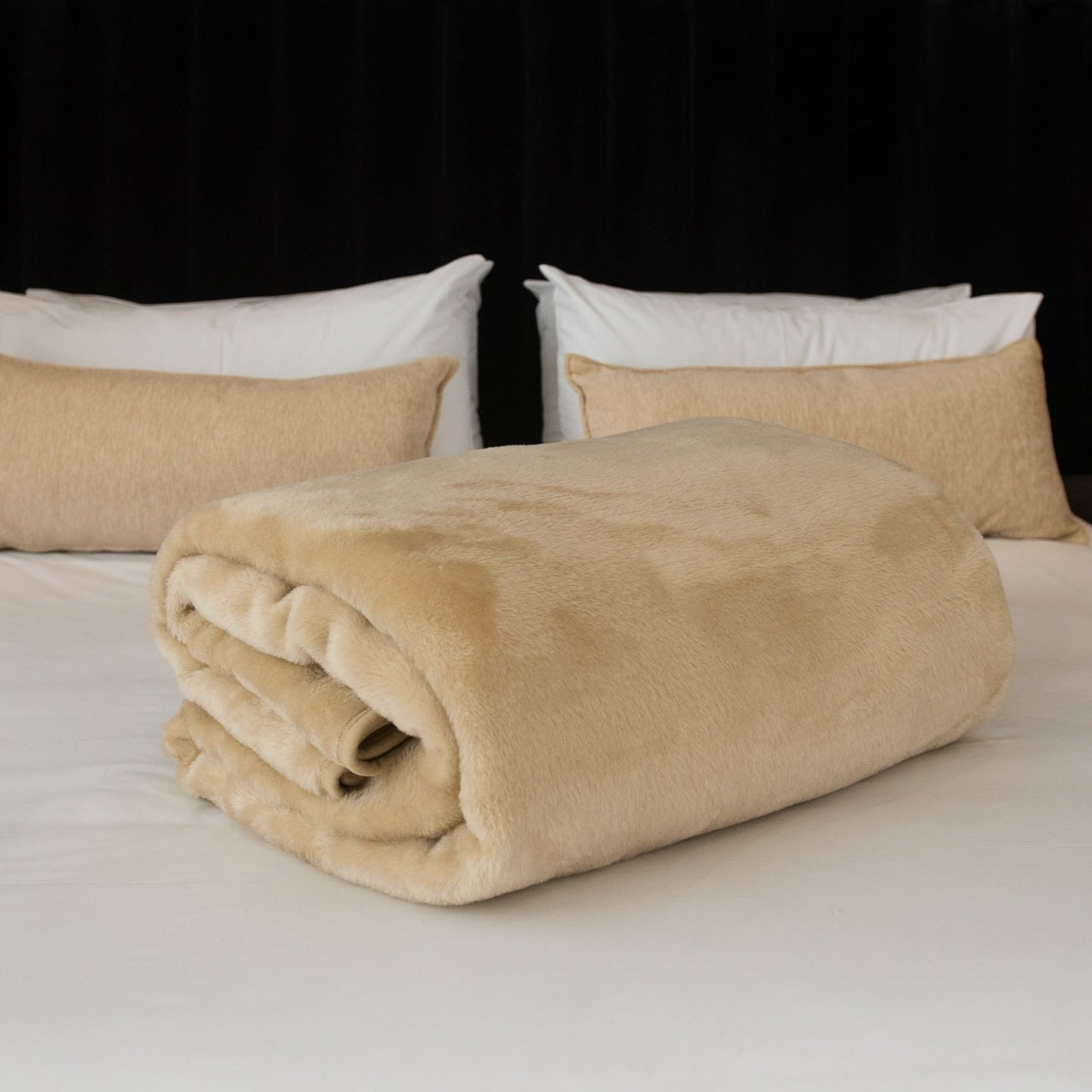 Hotel Collection Bed Blanket - Bone