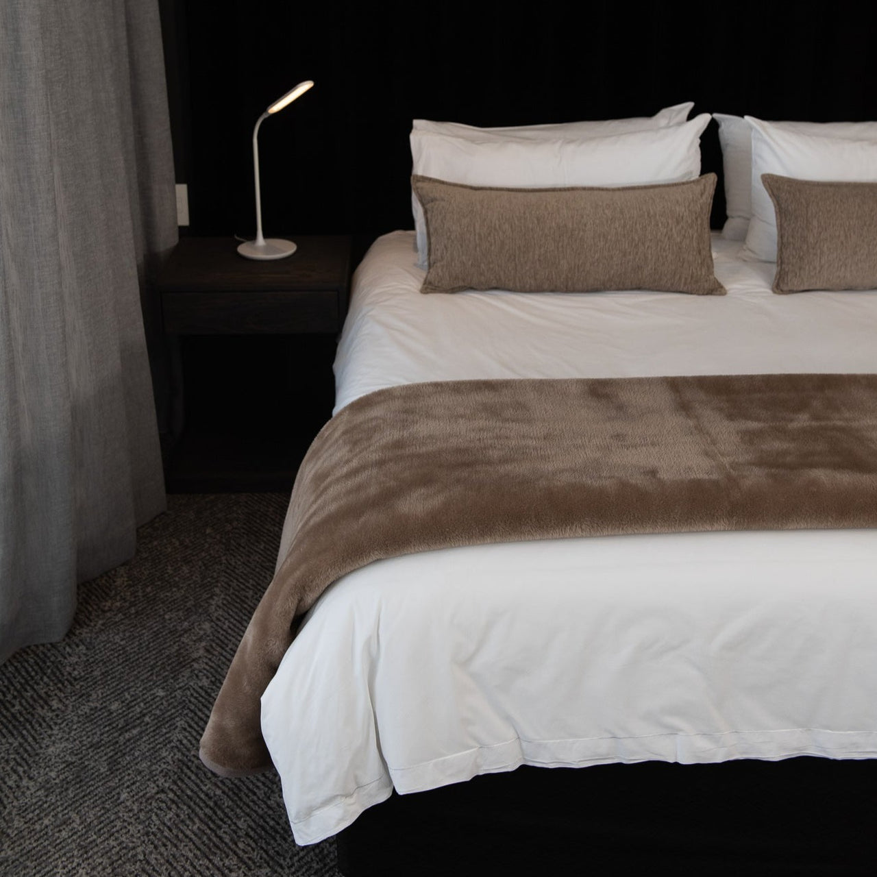 Hotel Collection Bed Blanket - Cobblestone