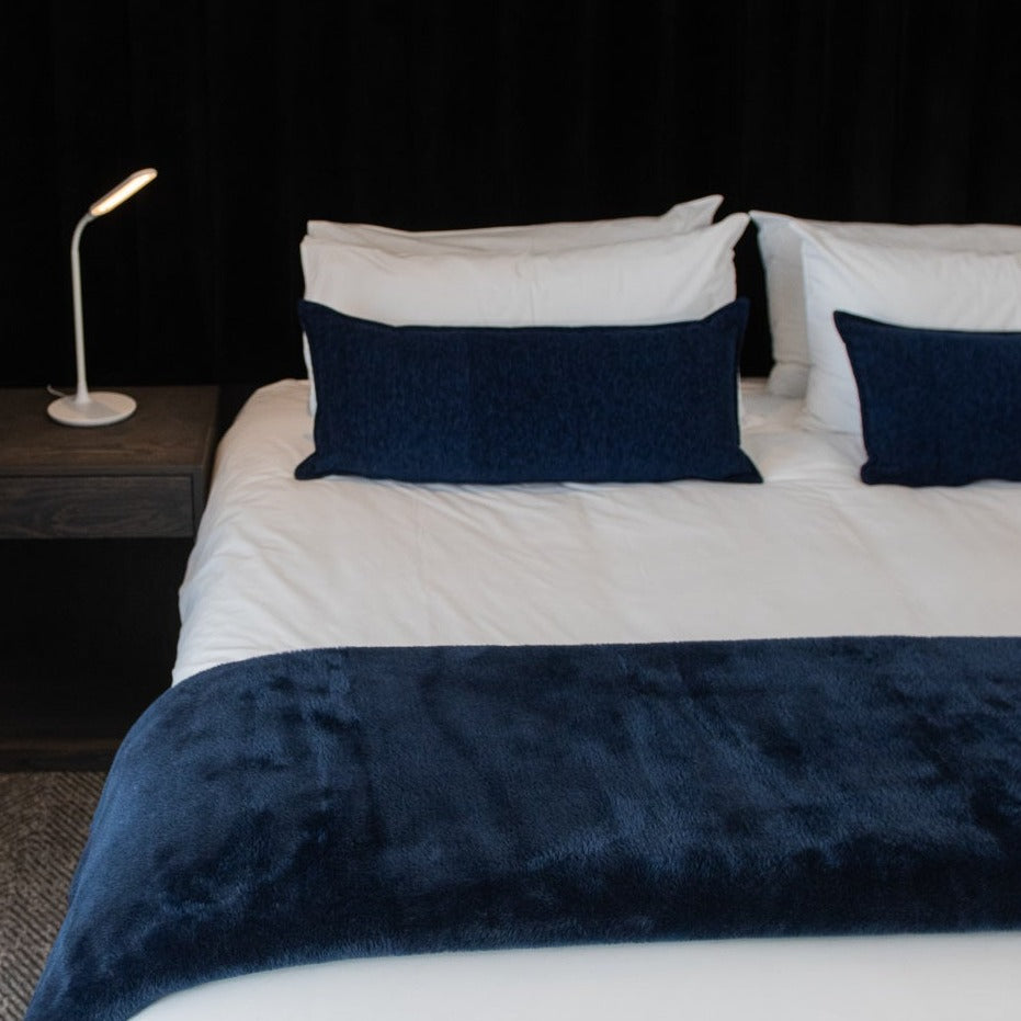 Hotel Collection Bed Blanket - Navy
