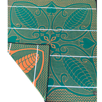 Thumbnail for Basotho Khotso Ntjhe Poone Blanket (Emerald Green / Gold)
