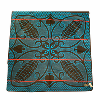 Thumbnail for Basotho Khotso Ntjhe Poone Blanket (Peacock and Black)